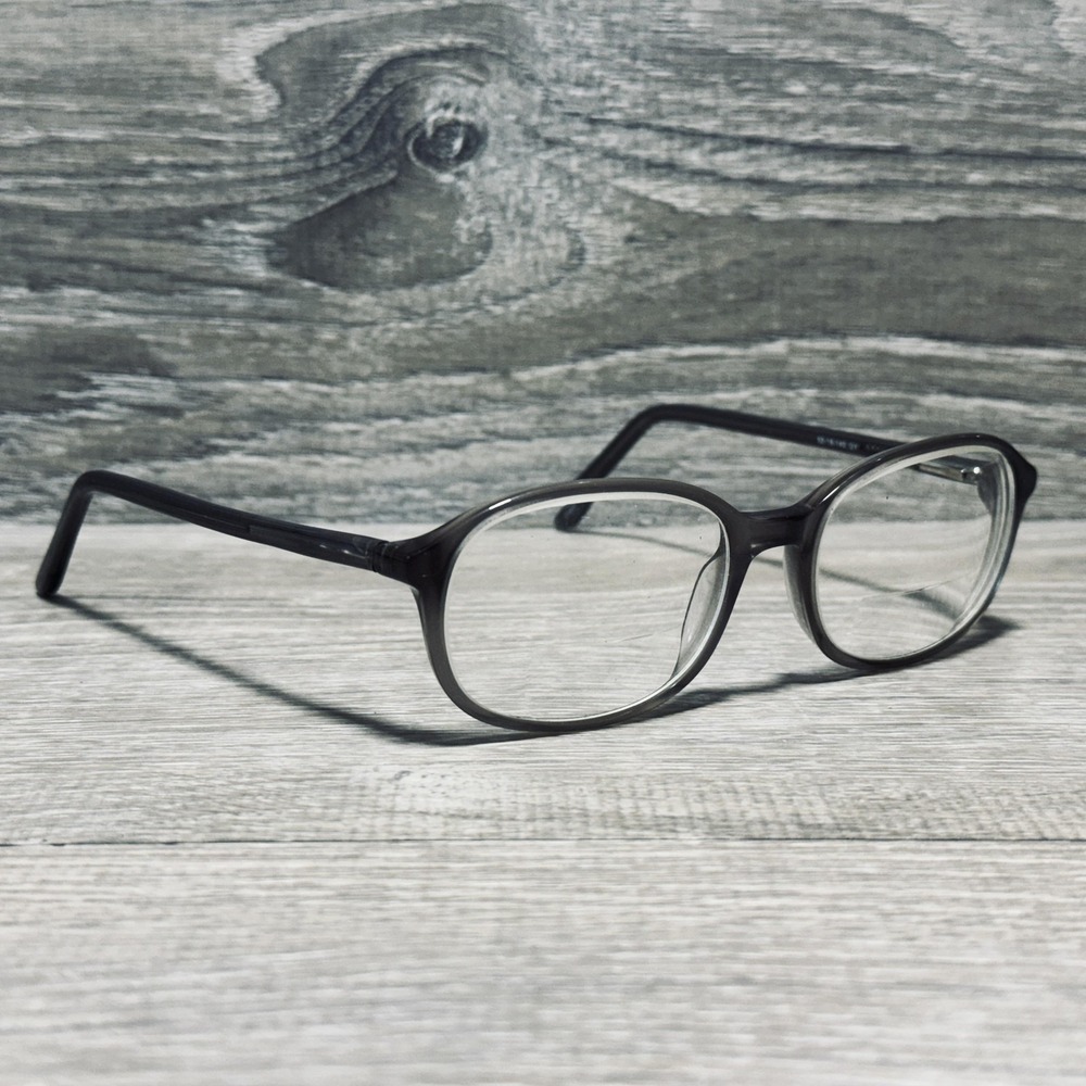 Baron BZ06 Eyeglass Frames Men 52-18-140 Gray Full Rim Rectangular Frames Only